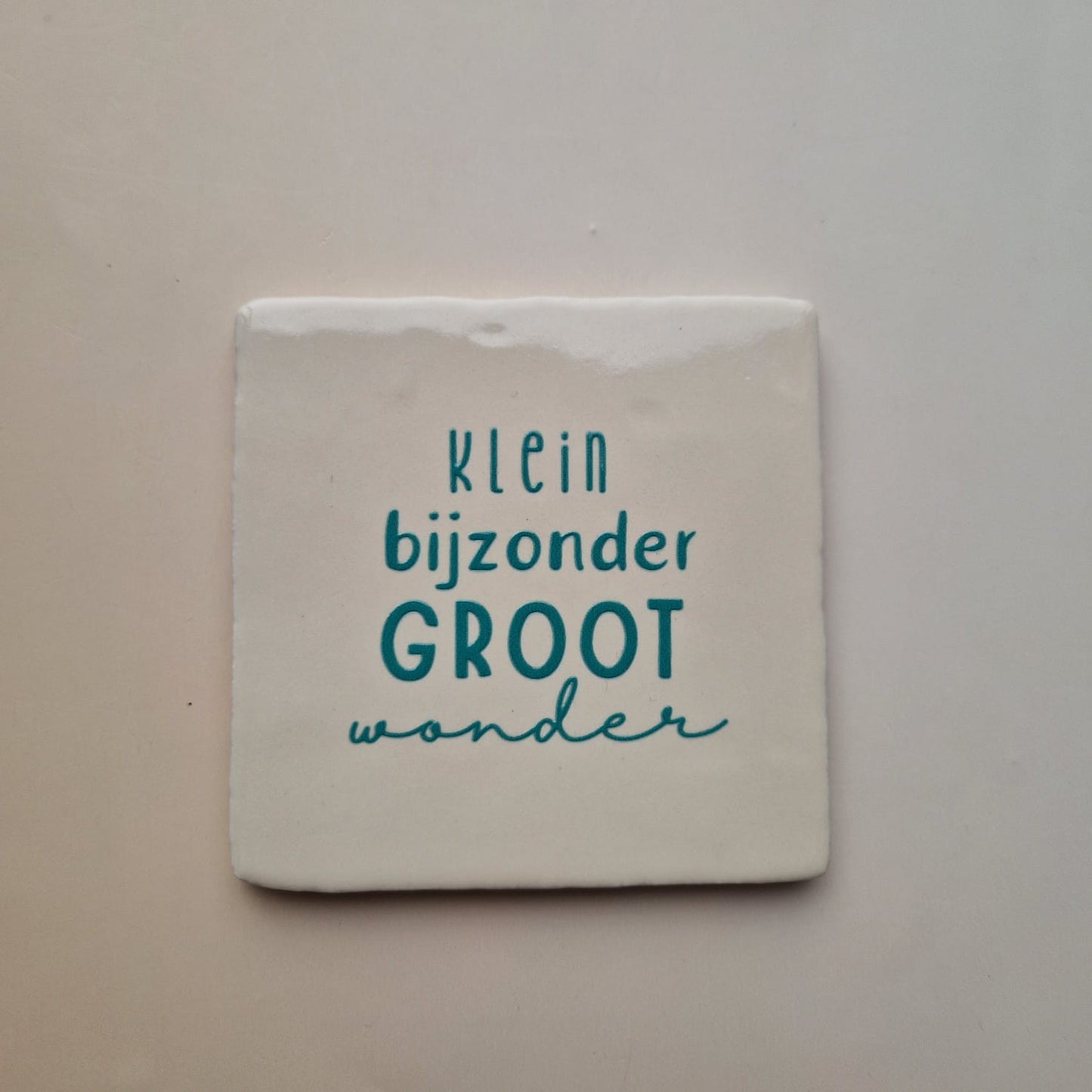 Tegel: Klein bijzonder groot wonder