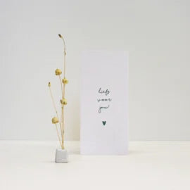 Little box droogbloemen: "Liefs voor jou"
