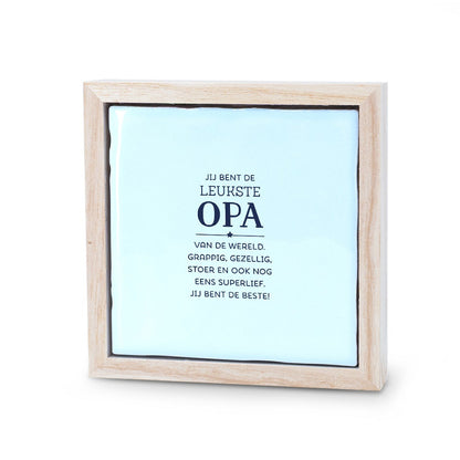 Liefs lijstje: Jij bent de leukste opa.