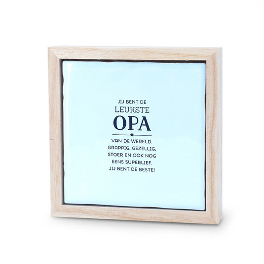 Liefs lijstje: Jij bent de leukste opa.