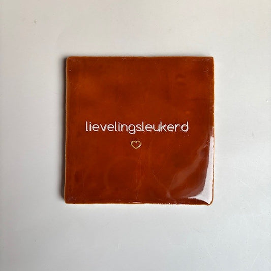 Tegel: Lievelingsleukerd