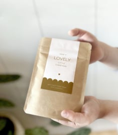 Kerst voeten-badzout met marigold (goudsbloem): Lovely Christmas