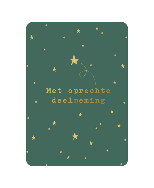 Kaart – Met oprechte deelneming
