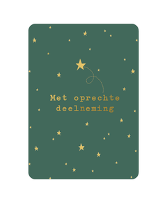 Kaart – Met oprechte deelneming
