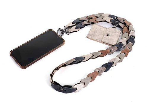 Mix color telefoonkoord met portemonneetje Jip