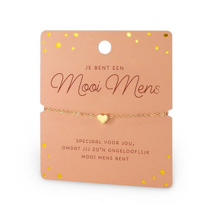 Bedankt Mooi Mens – Cadeaubox met Thee & Armband