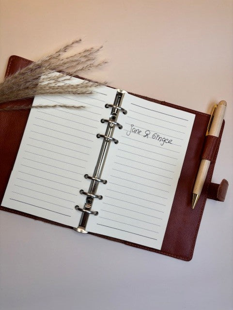 Lederen notebook