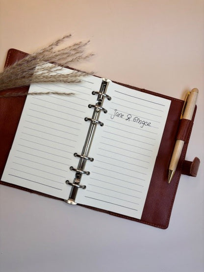 Lederen notebook