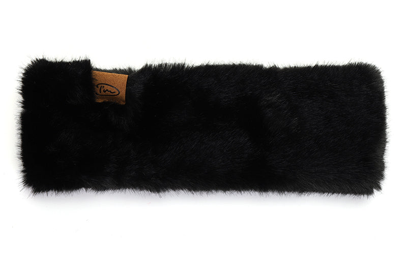 Faux fur haarband