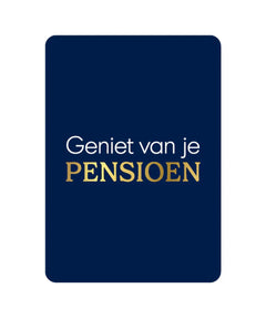 Kaart: Geniet van je pensioen
