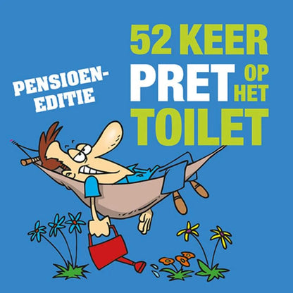 Boek: Pensioen editie - 52 keer pret op toilet