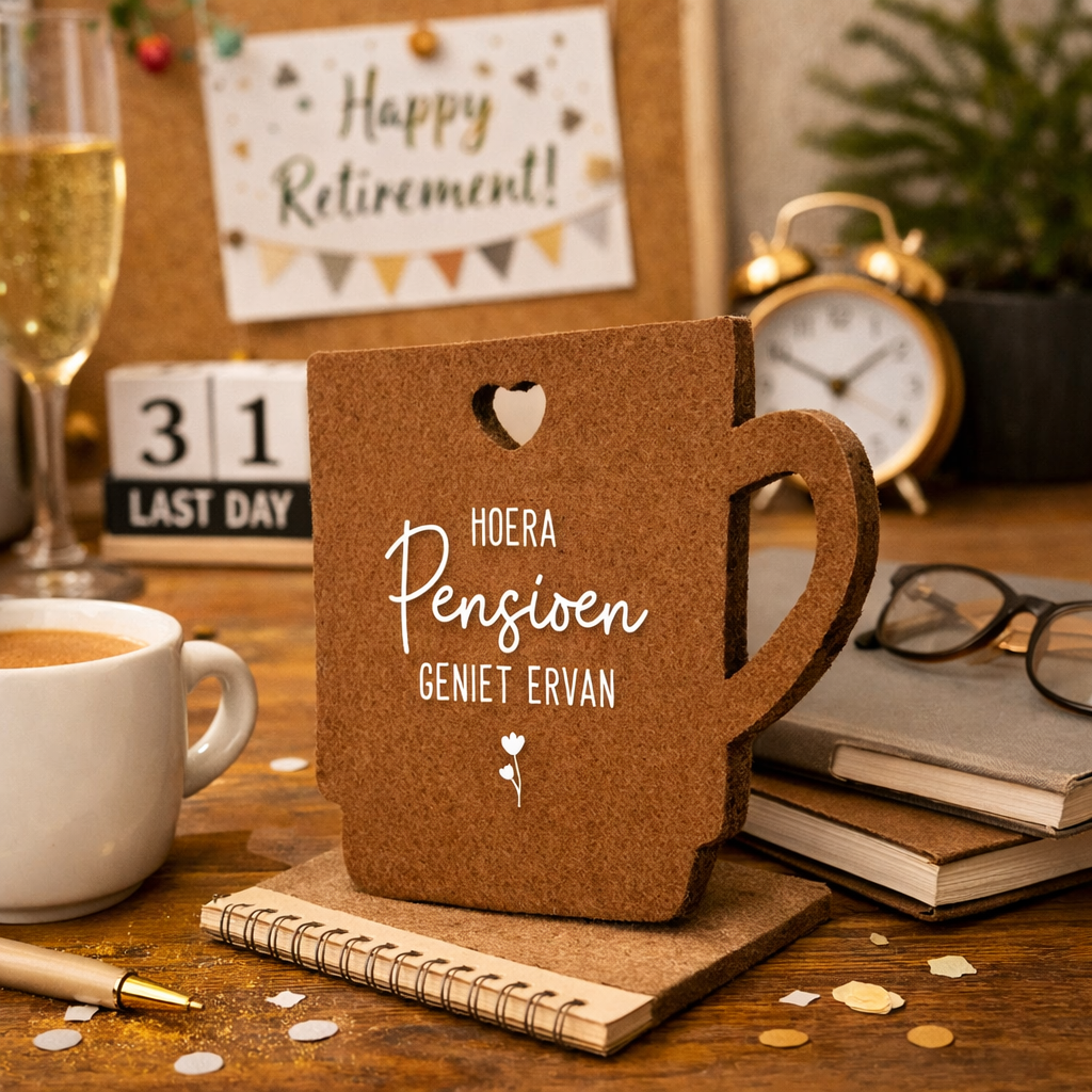 Geniet van je Pensioen – Luxe Cadeaubox voor Haar met Thee, Zoet & Herinneringen
