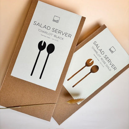 Salade bestek Charlot zwart