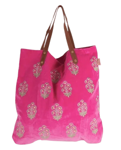 Tas: Shopper velvet rose