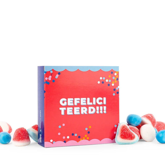 Snoepkaart – Gefeliciteerd!