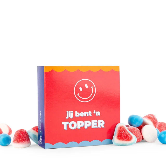 Snoepkaart – Jij bent een topper!