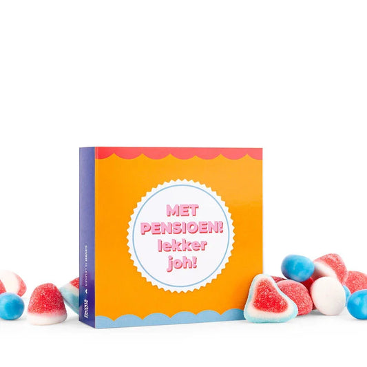 Snoepkaart – Met pensioen, lekker joh!