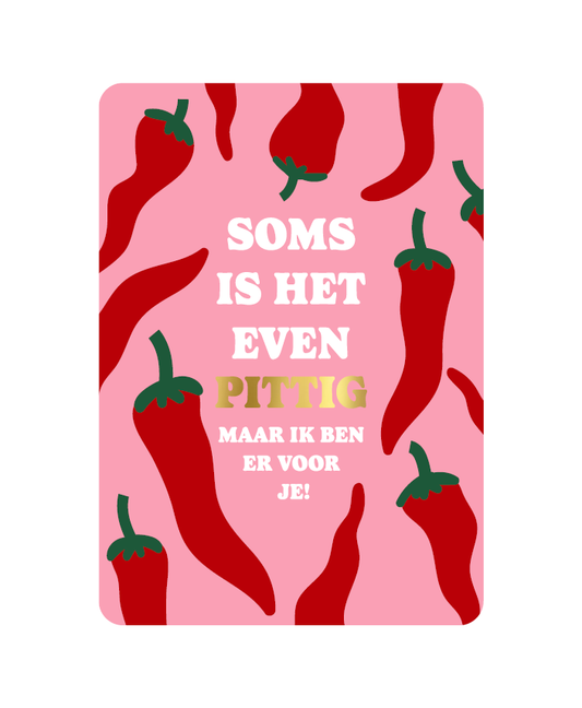Kaart – Soms is het even pittig