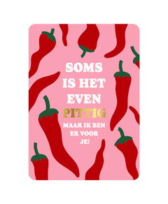 Kaart – Soms is het even pittig