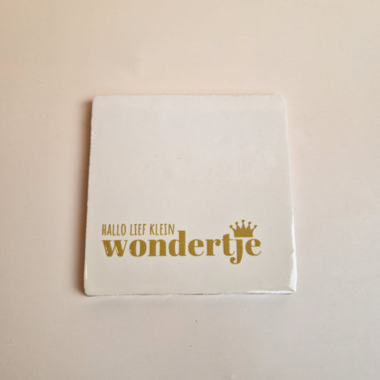 Tegel: Hallo lief klein wondertje