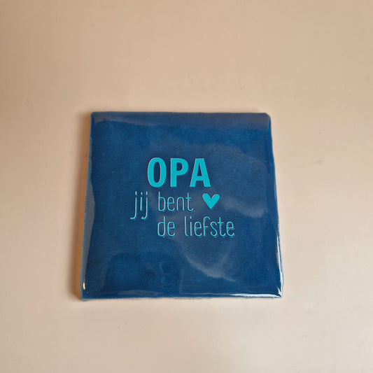 Tegel: Opa, jij bent de liefste