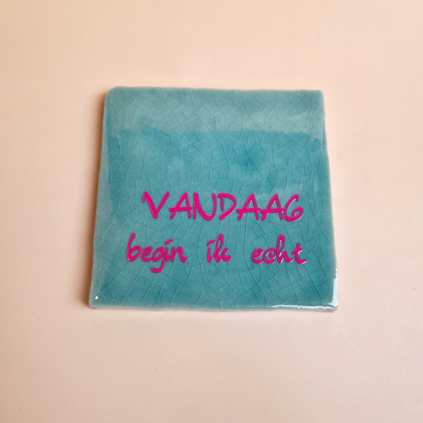 Tegel: Vandaag begin ik echt.