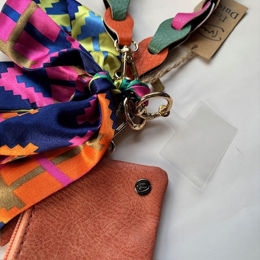 Colorful tassenhanger / telefoonkoord Corfu