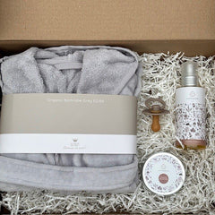 Cadeaubox Baby badplezier: Grijs