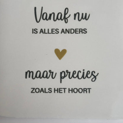 Tegel: Vanaf nu is alles anders maar precies zoals het hoort