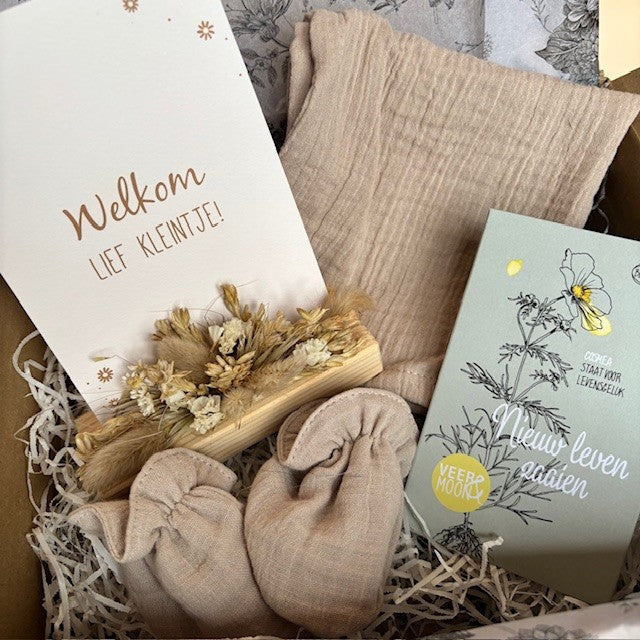 Cadeaubox baby Welkom lief kleintje