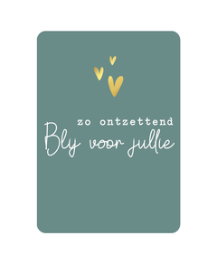Kaart – Zo ontzettend blij voor jullie